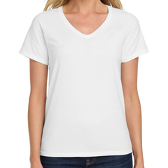 Hanes (w) V-Neck Tee
